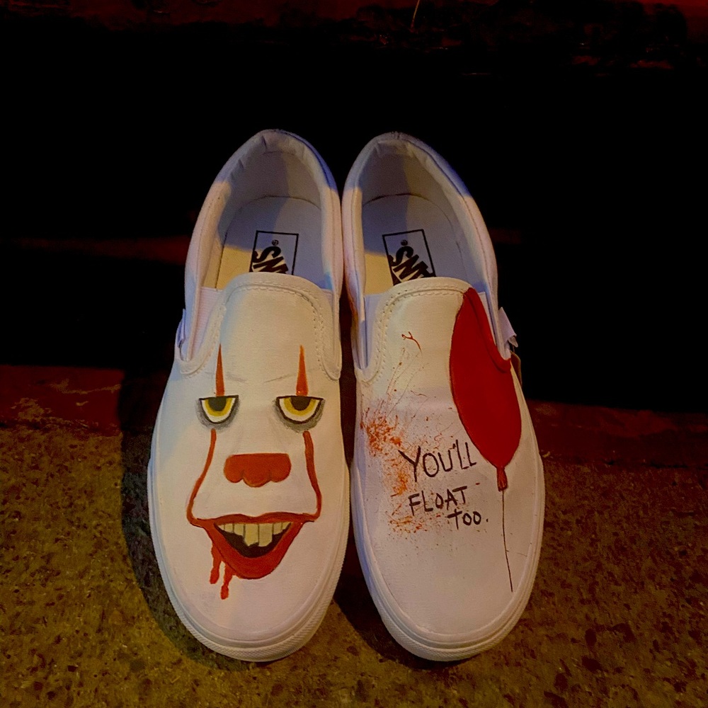 Vans IT custom painted shoes
